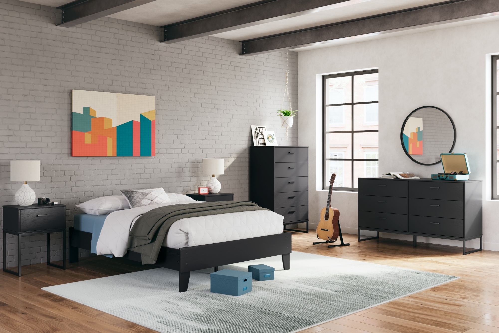 Signature Design by Ashley Socalle Full Platform Bed