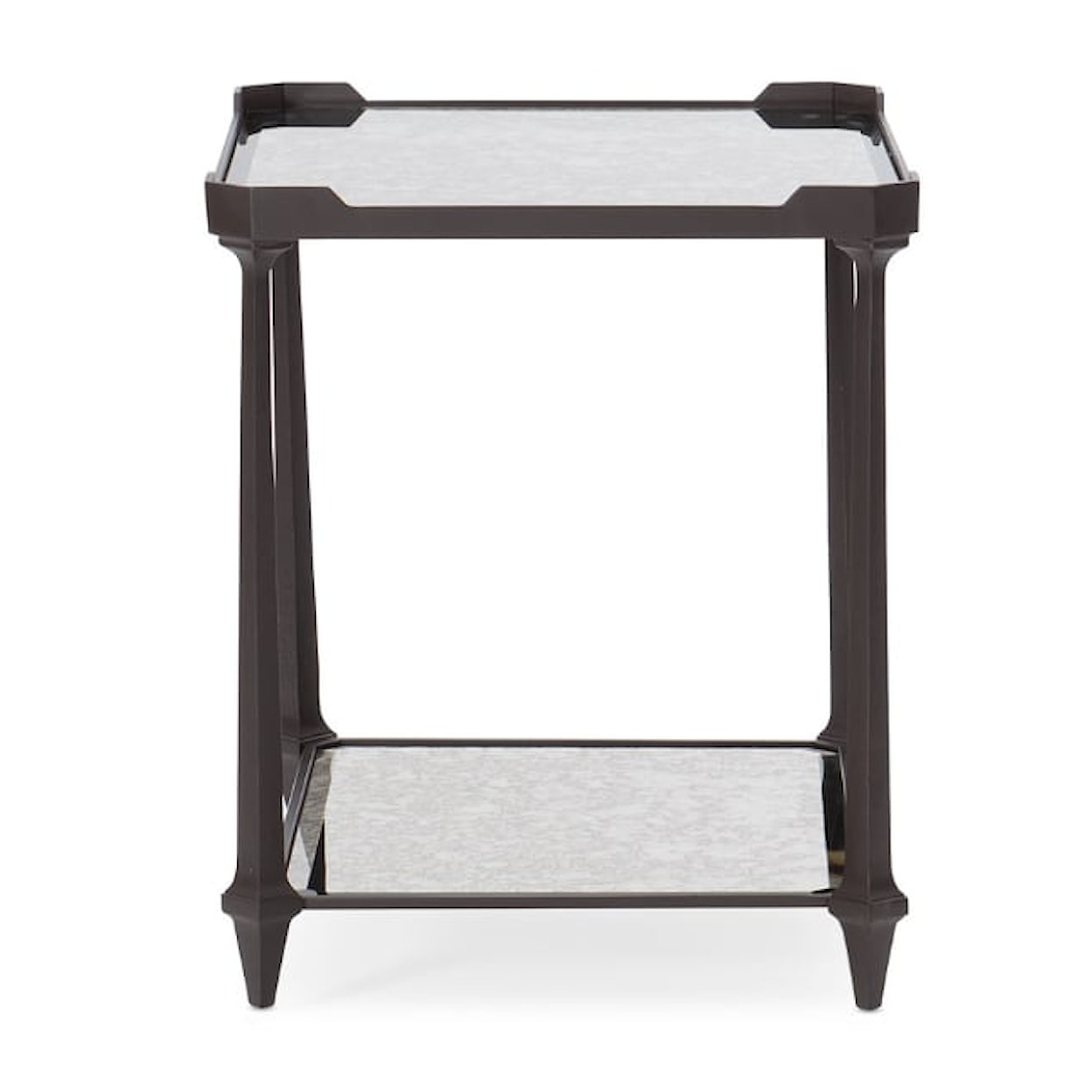 Caracole Caracole Classic End All End Table with Mirror Top