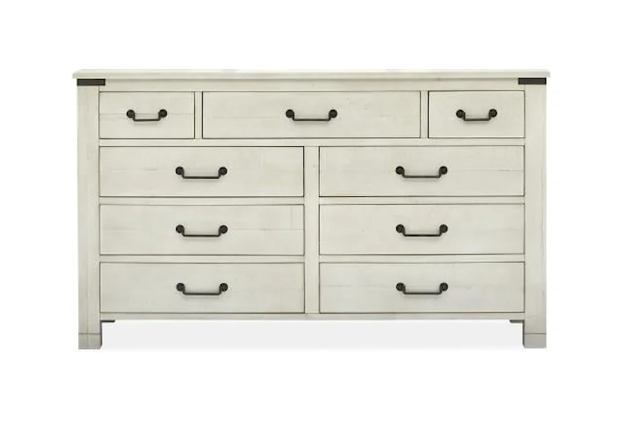 Chesters Mill Bedoom 9-Drawer Dresser by Magnussen Home at Reeds Furniture