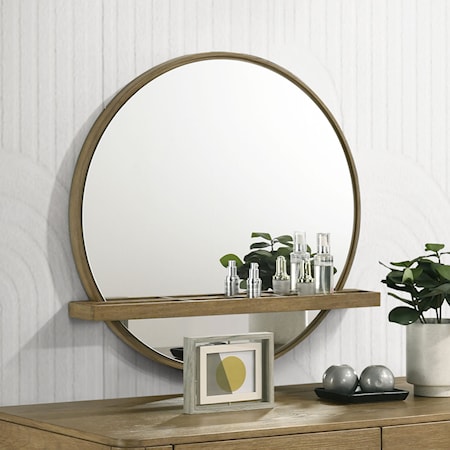 Vanity Wall Mirror w/ Shelf