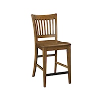 Traditional Tall Slat Back Dining Chair