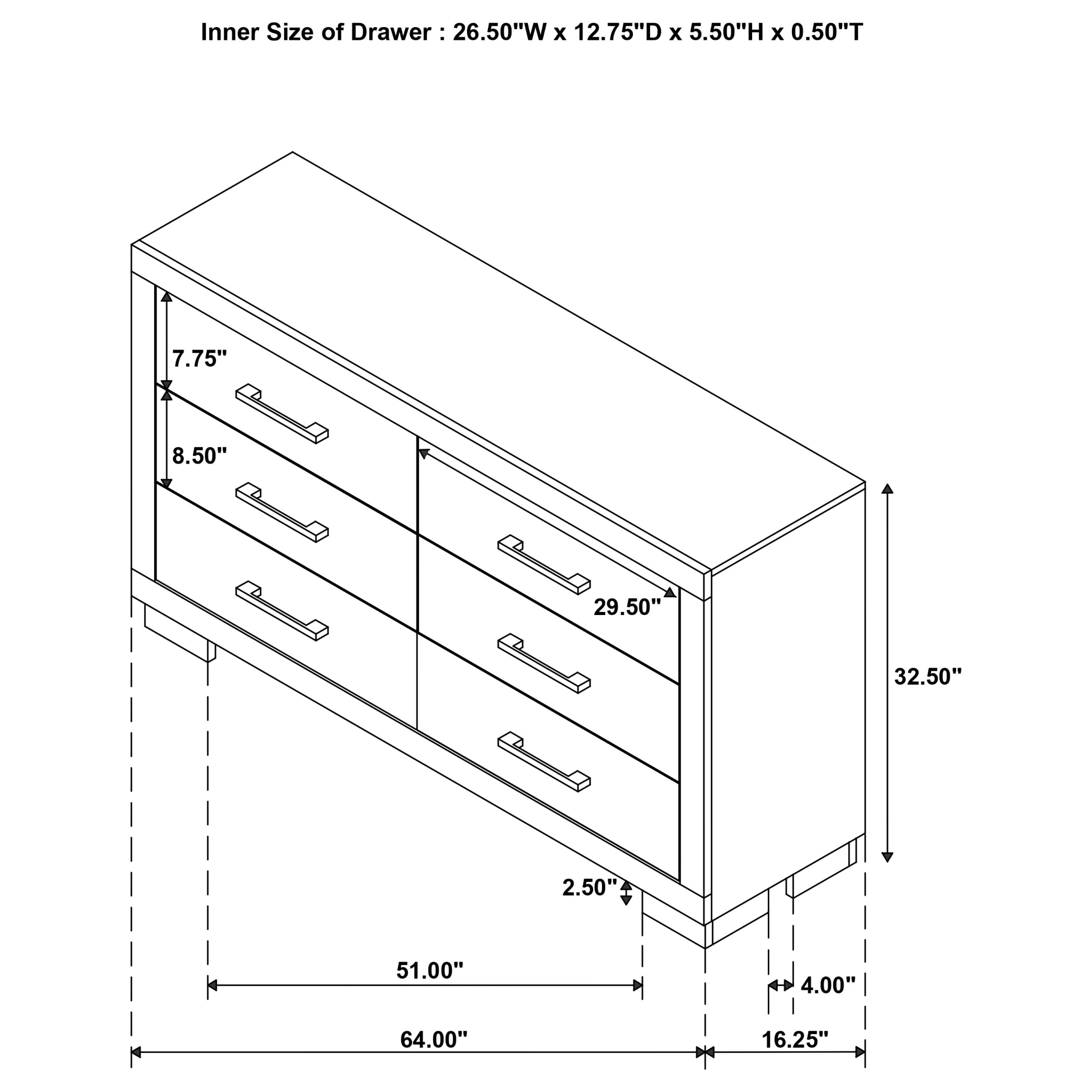 Coaster Jessica King LED Bedroom Set Snow