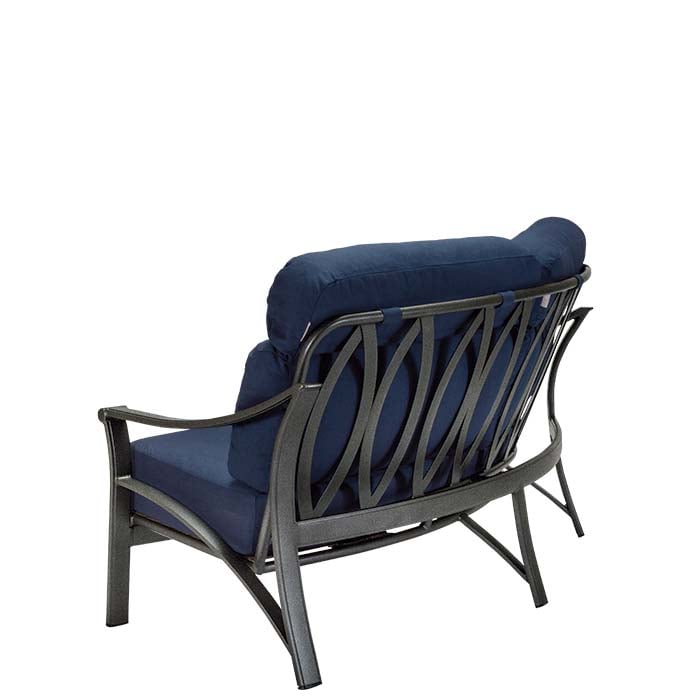 Tropitone Corsica Cushioned Crescent Loveseat