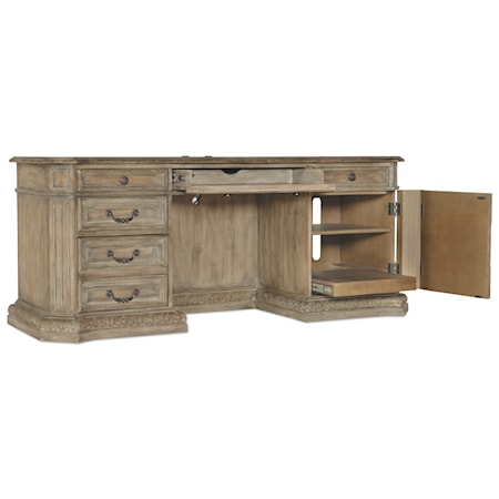 9-Drawer Computer Credenza