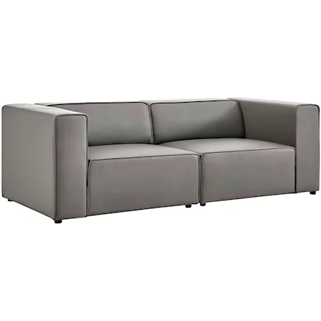 Vegan Sectional Sofa Loveseat