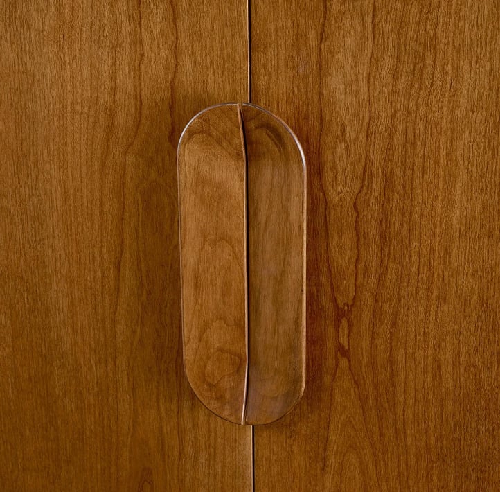 Stickley Martine Arced Bar Cabinet