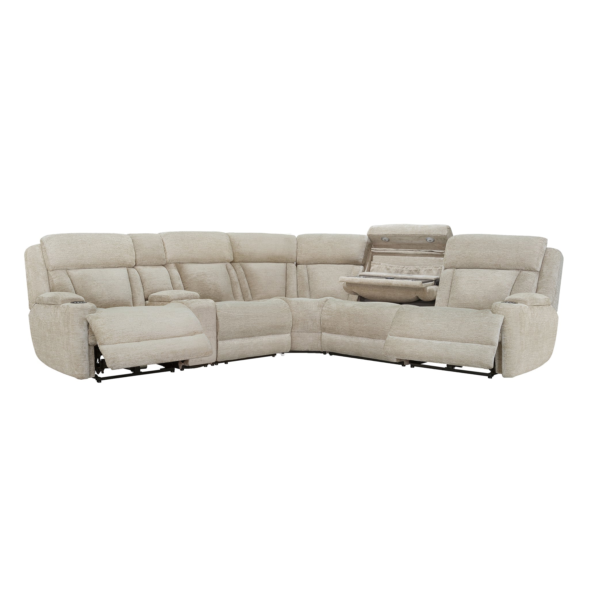 6-Piece Power Reclining Sectional Sofa