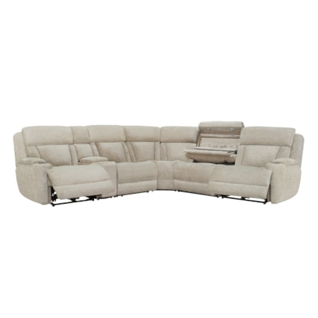 6-Piece Power Reclining Sectional