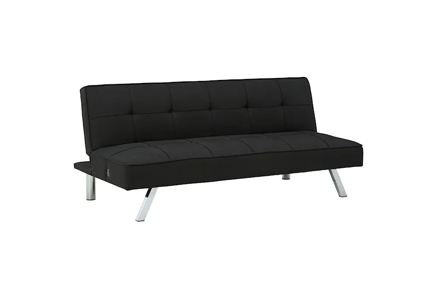 Santini Flip Flop Armless Sofa by Signature Design by Ashley at Nassau Furniture and Mattress