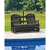 Signature Design by Ashley Hyland wave Outdoor Glider Loveseat