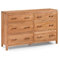 6-Drawer Dresser with 2 Blanket Drawers