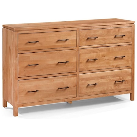 6 Drawer Dresser with 2 Blanket Drawers