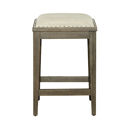 Upholstered Console Stool