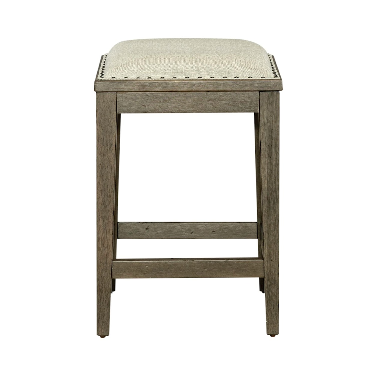 Libby Americana Farmhouse Upholstered Console Stool