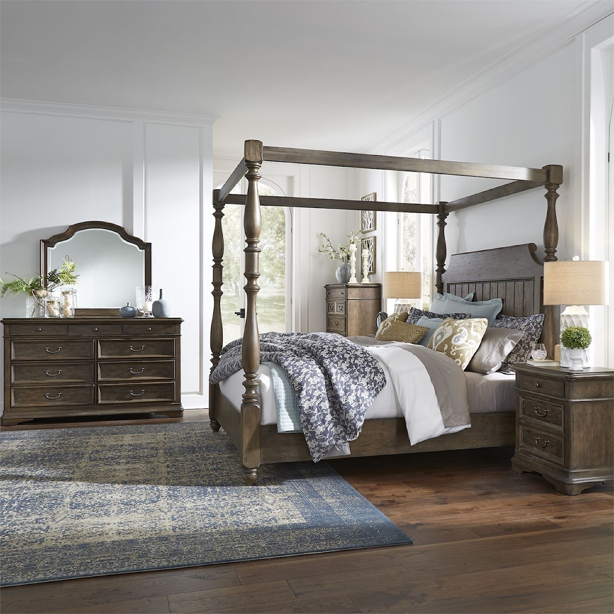 Liberty Furniture Homestead King Canopy Bed