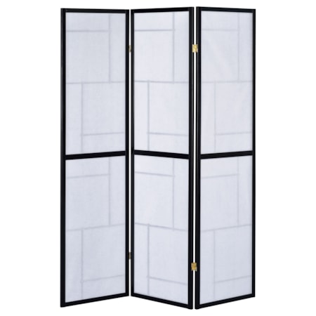 3-Panel Room Divider Folding Shoji Screen