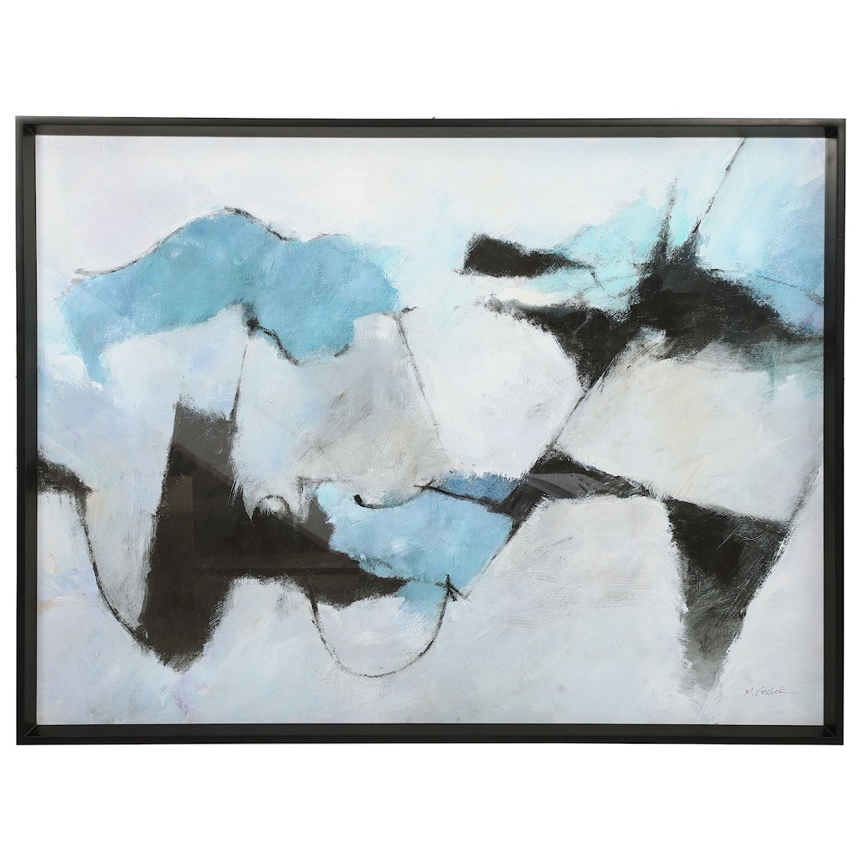 Uttermost Framed Prints Winter Crop Abstract Print