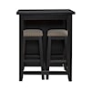 Liberty Furniture Brook Creek 3-Piece Counter Set - Black