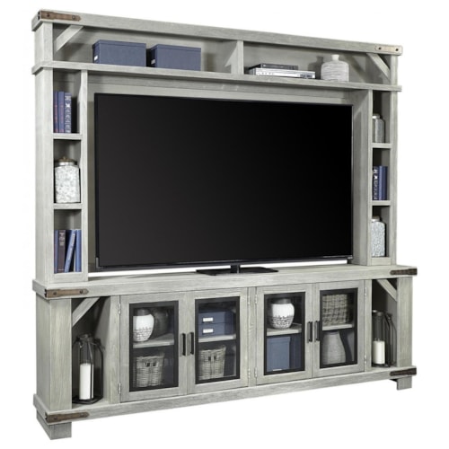 Farmhouse 98" Console and Hutch