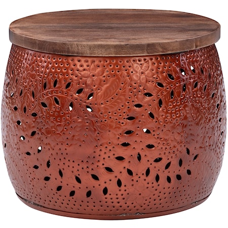 Global Kyomi Drum End Table