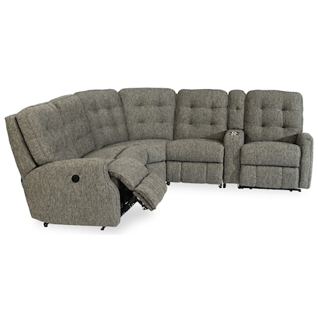 6-Piece Power Reclining Headrest Sectional