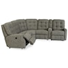 Flexsteel Devon 6-Piece Power Reclining Headrest Sectional