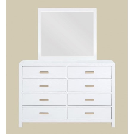 Dresser & Mirror Set