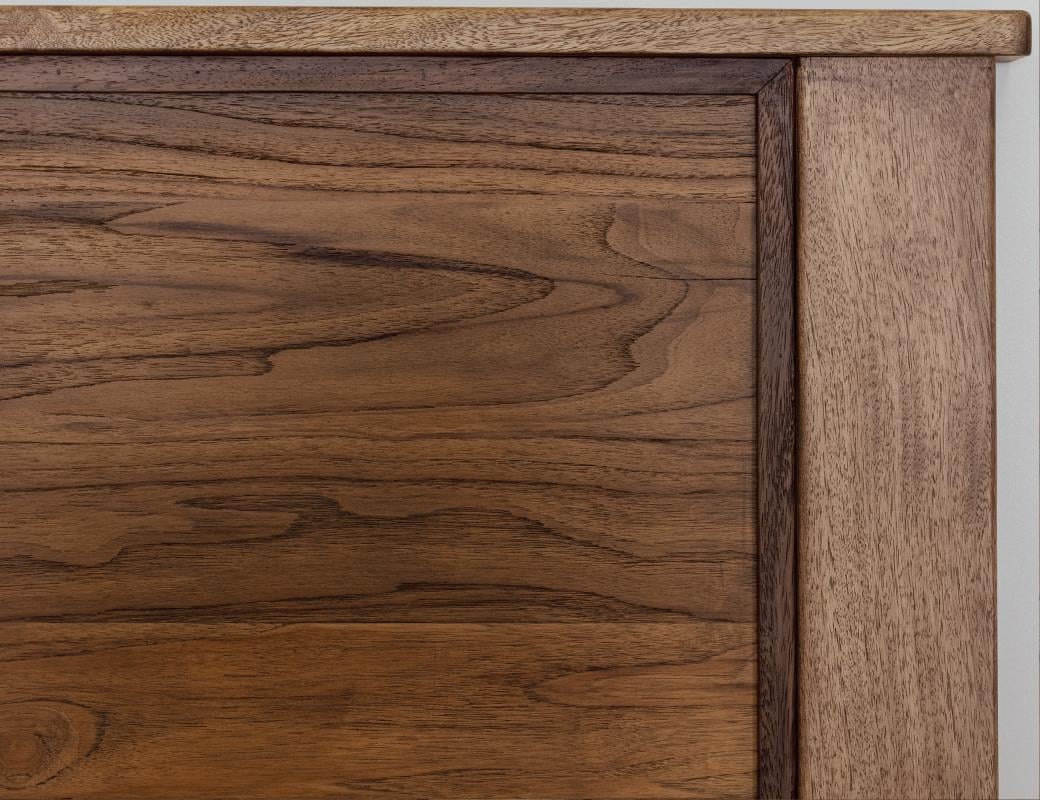 International Furniture Direct Natural Teca Queen Bed