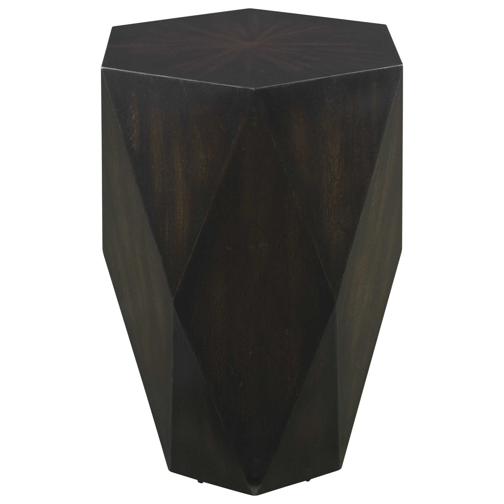 Volker Black Wooden Side Table