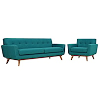 Armchair and Sofa Set of 2