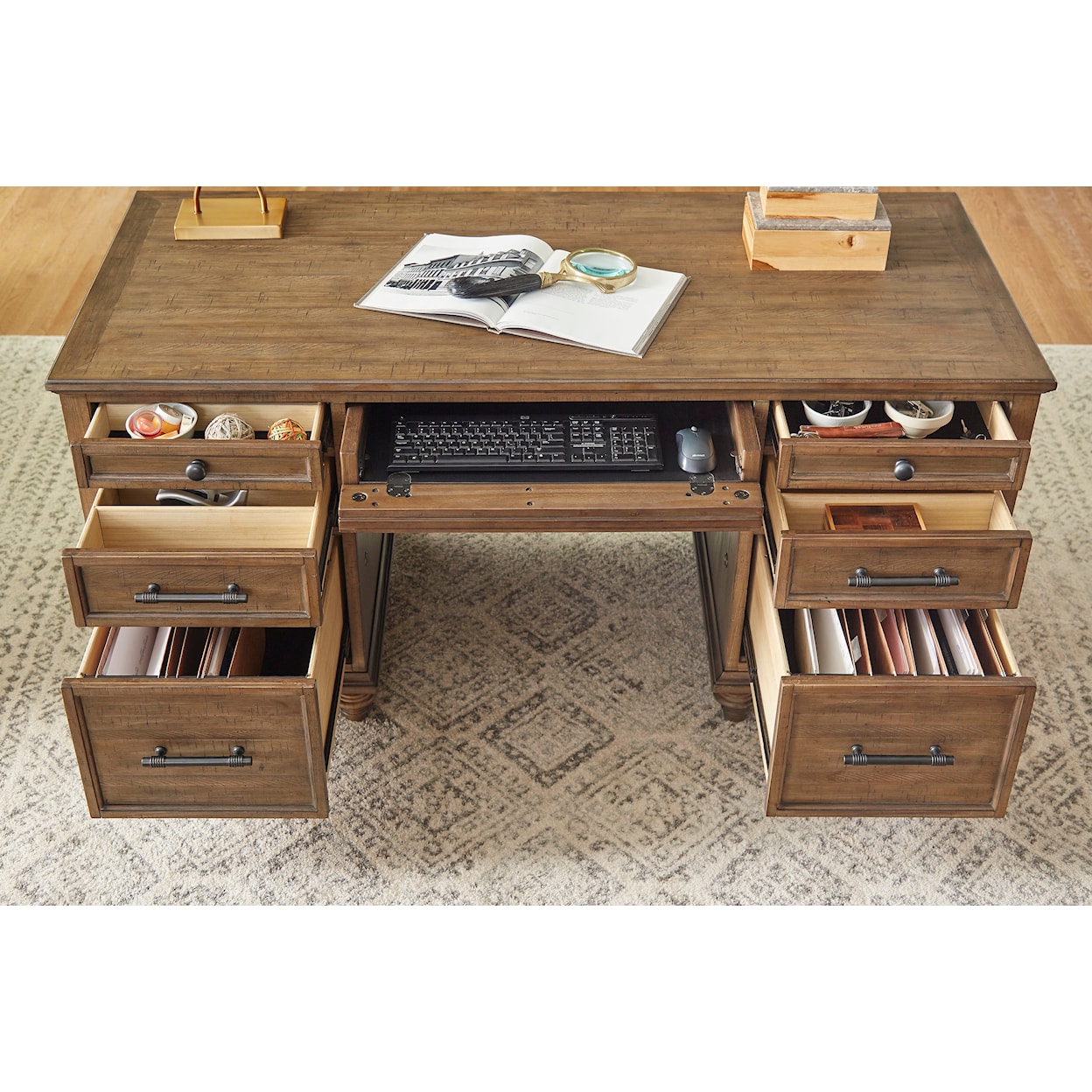 Aspenhome Hensley 66" Executive Desk