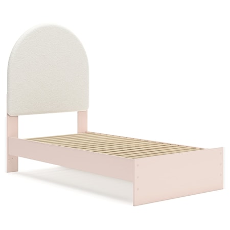 Twin Upholstered Panel Bed With Storage