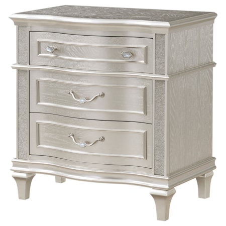 3-drawer Nightstand