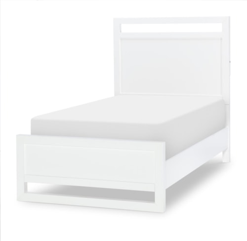 Contemporary Twin Panel Bed
