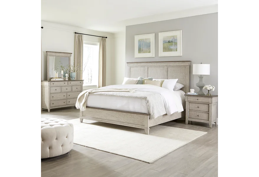 Ivy Hollow Four-Piece Queen Bedroom Set by Libby at Walker's Furniture