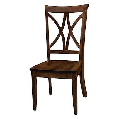 Archbold Furniture Amish Essentials Casual Dining Rowan Dining Side Chair