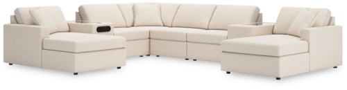 8-Piece Sectional With Chaise