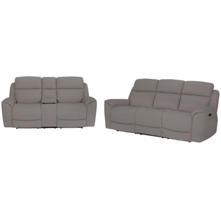Power Reclining Sofa and Loveseat