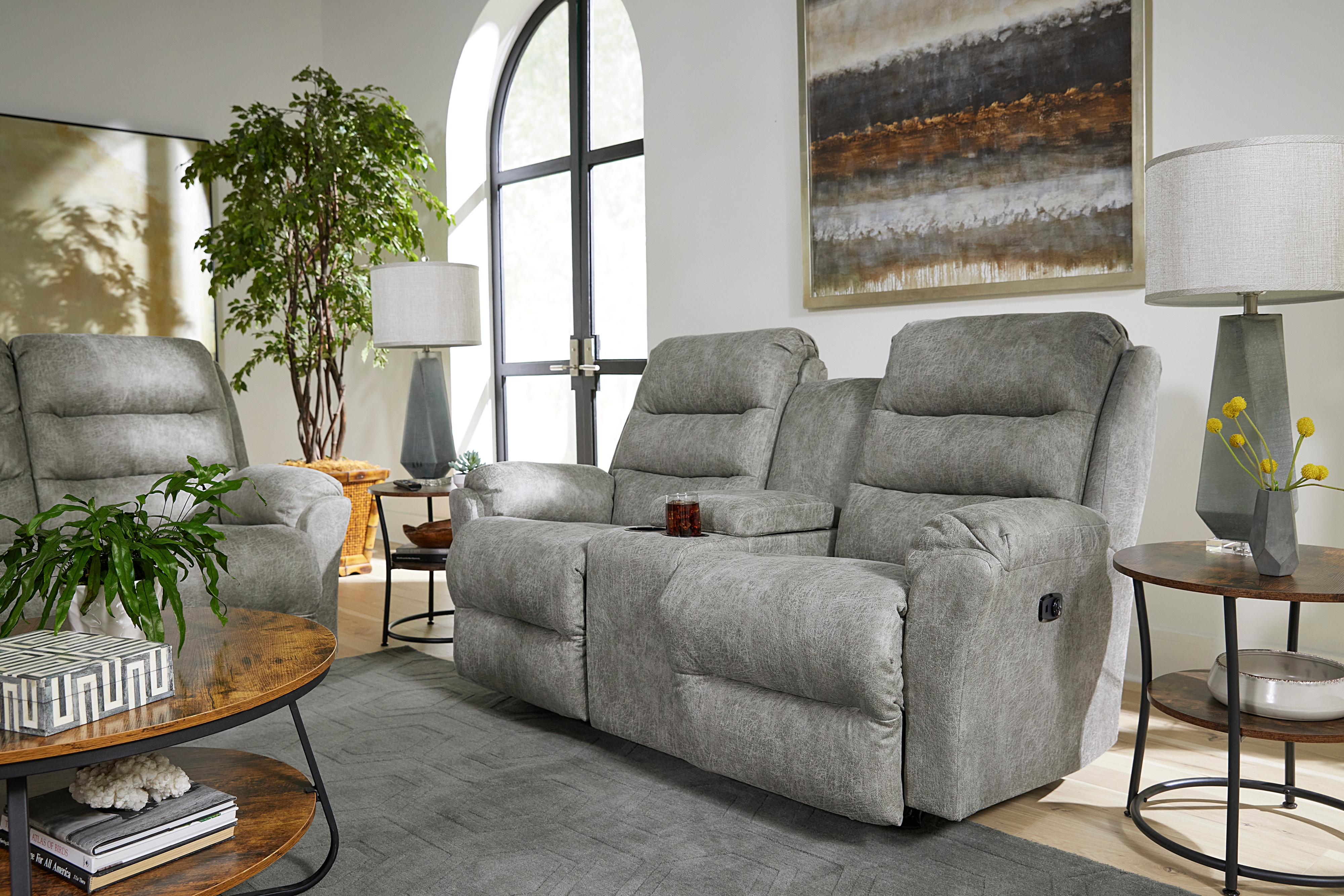 Best Home Furnishings Oren L675RC7 25173 Rocking Reclining Loveseat