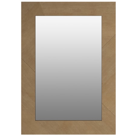 Rectangular Beaded Mirror