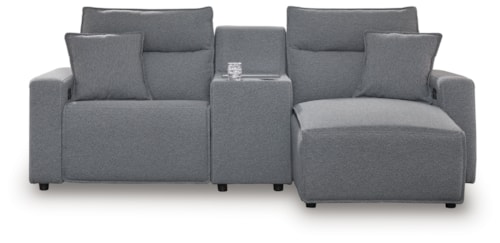 3-Piece Power Reclining Sectional With Chaise