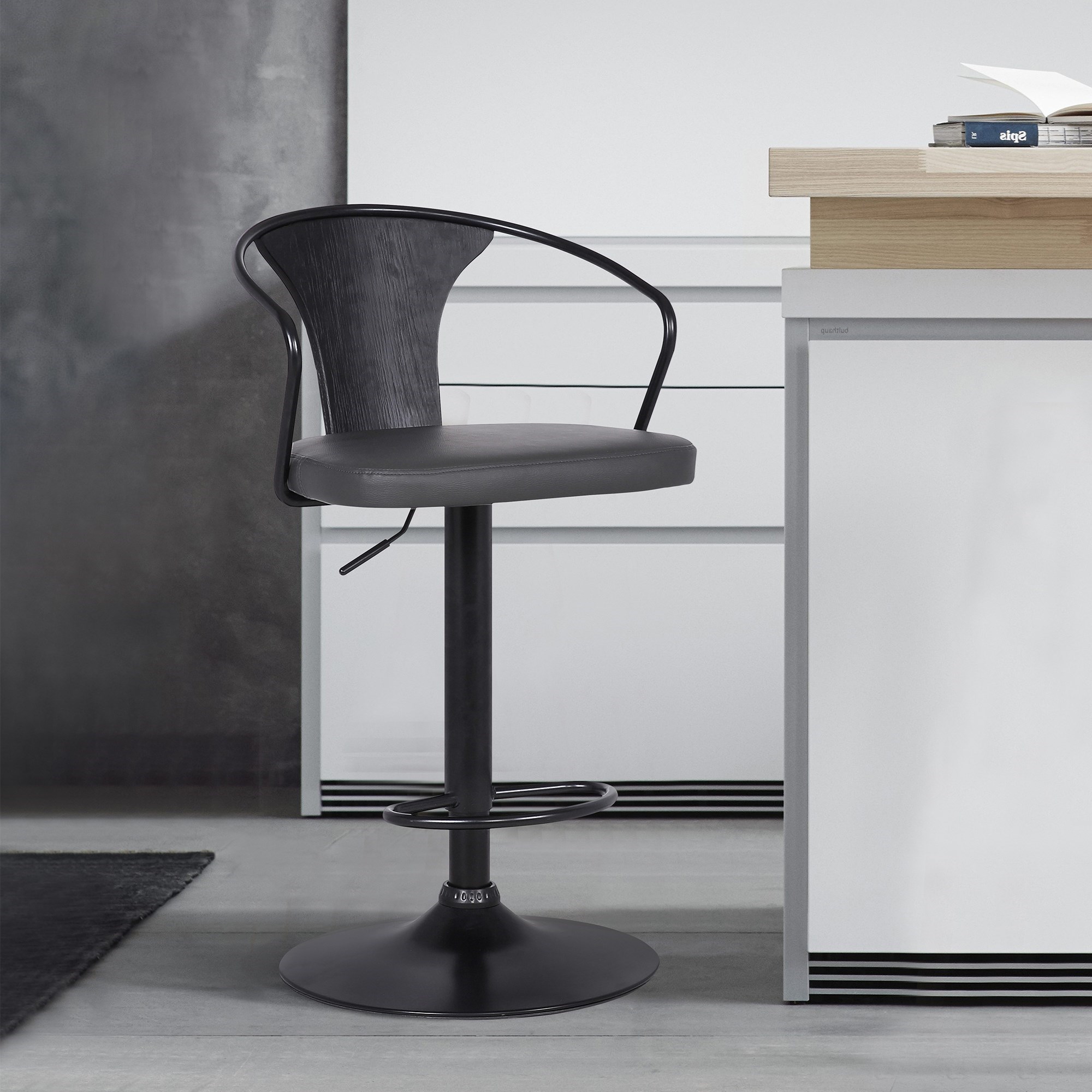 Contemporary Adjustable Barstool