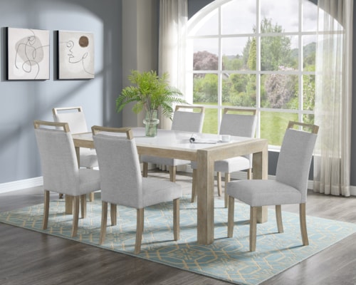 Contemporary 7-Piece Dining Set