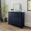 Jackpot Kids Storage Solutions 3 Drawer Dresser in Blue