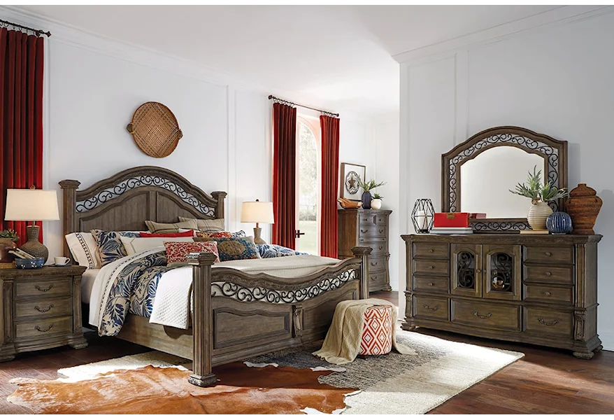 Durango Bedroom 5-Piece Queen Bedroom Group by Magnussen Home at Reeds Furniture