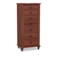 Traditional 7-Drawer Lingerie Chest with Soft-Close Drawers