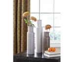 Signature Design by Ashley Accents Deus Gray/White/Brown Vase Set
