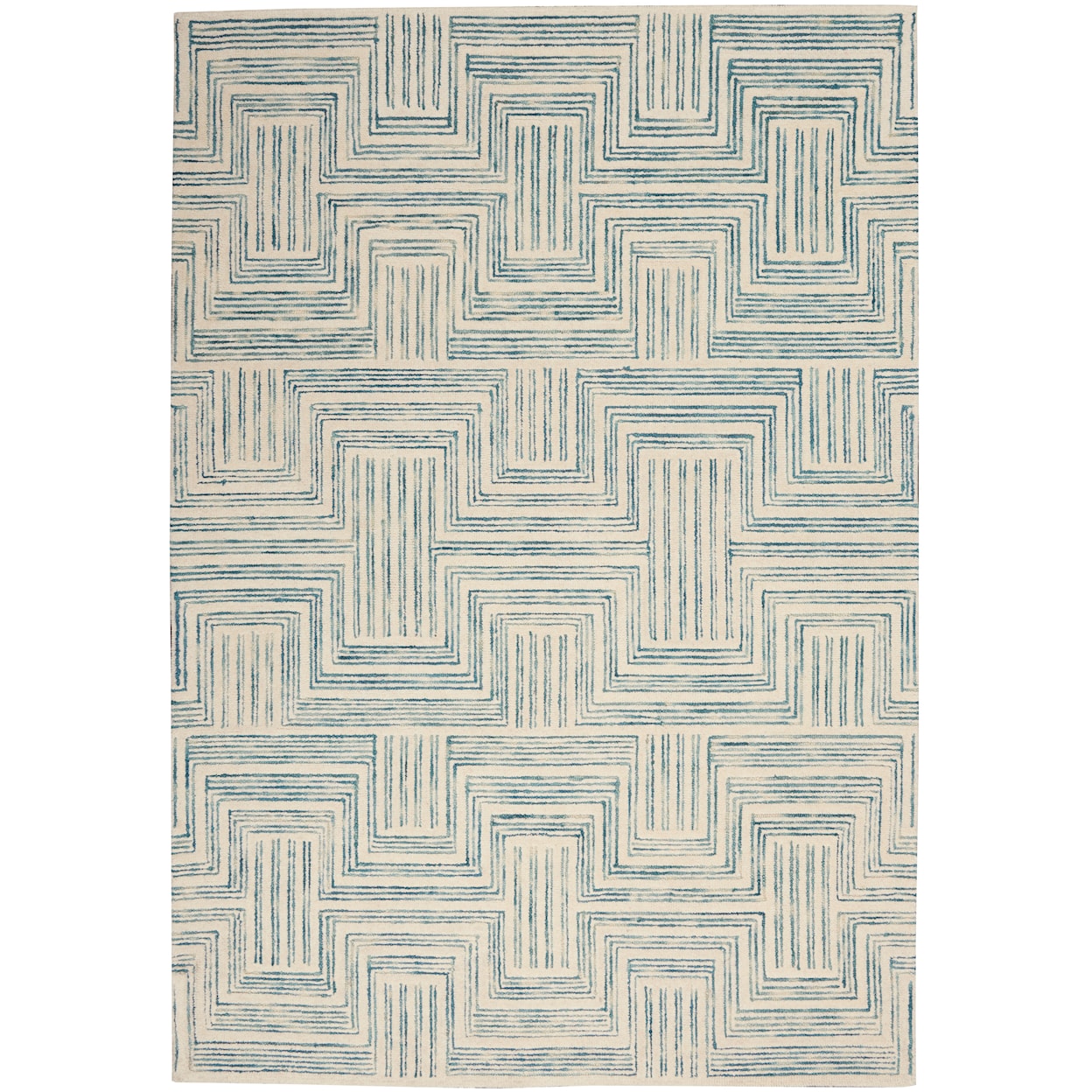 Nourison Interlock 5' x 7'6"  Rug