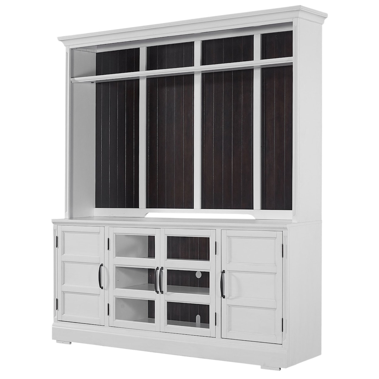 Parker House Shoreham 76 inch TV Console & Hutch