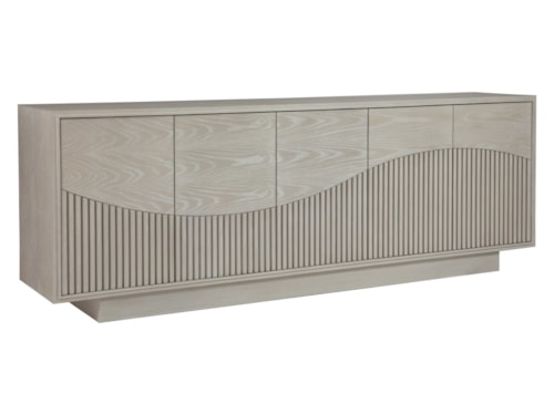 Contemporary 5-Door Media Console